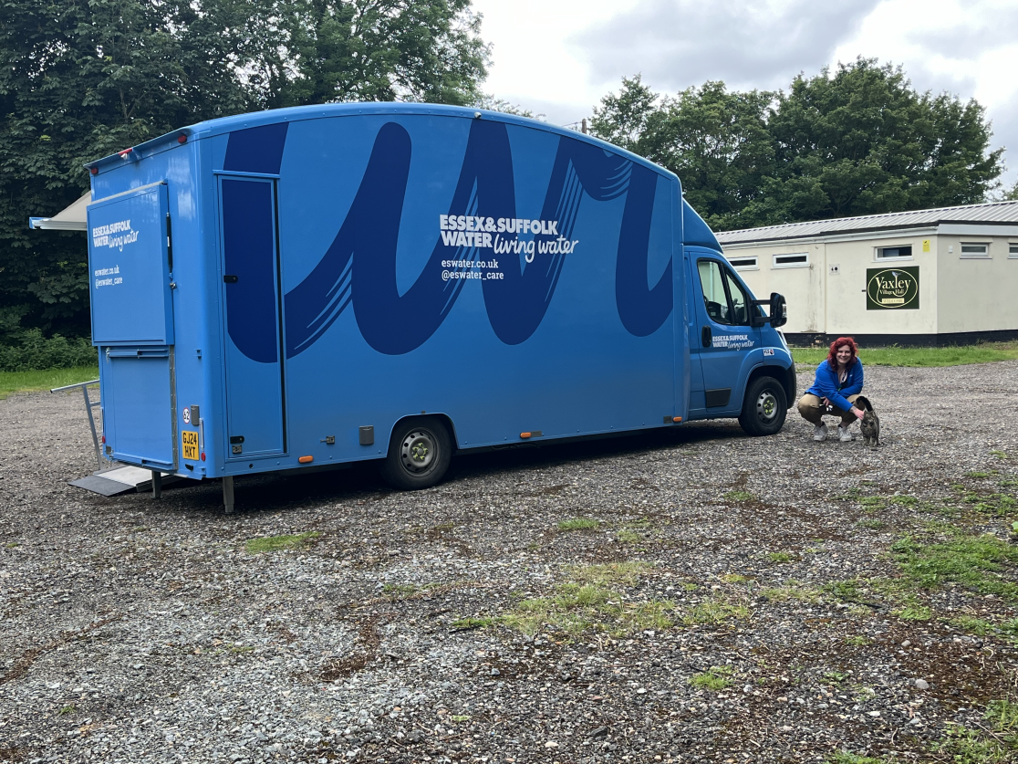 Van in car park